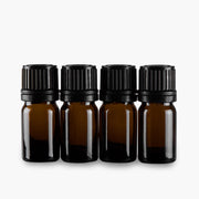Glass Bottles with Orifice Reducer - Amber - Accessories - Aromatics International