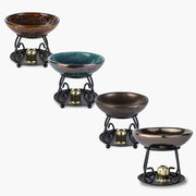 Raku Ceramic Diffuser - Teal Green - Accessories - Aromatics International
